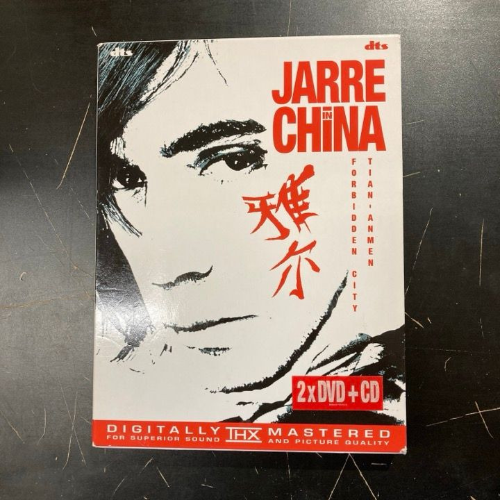 Jean-Michel Jarre - Jarre In China 2DVD+CD (G-VG/VG+) -synthpop-